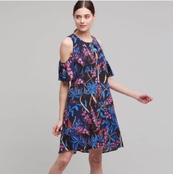 Anthropologie Dresses & Skirts - Maeve Anthropologie Elie Open Shoulder Dress